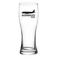 Thumbnail for Airbus A320 Printed Designed Pilsner Beer Glasses