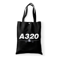 Thumbnail for Super Airbus A320 Designed Tote Bags