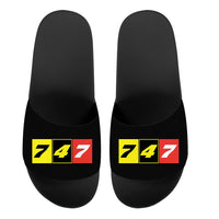 Thumbnail for Flat Colourful 747 Designed Sport Slippers