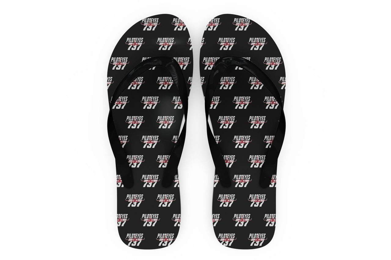 Amazing Piloteyes737 Designed Slippers (Flip Flops)