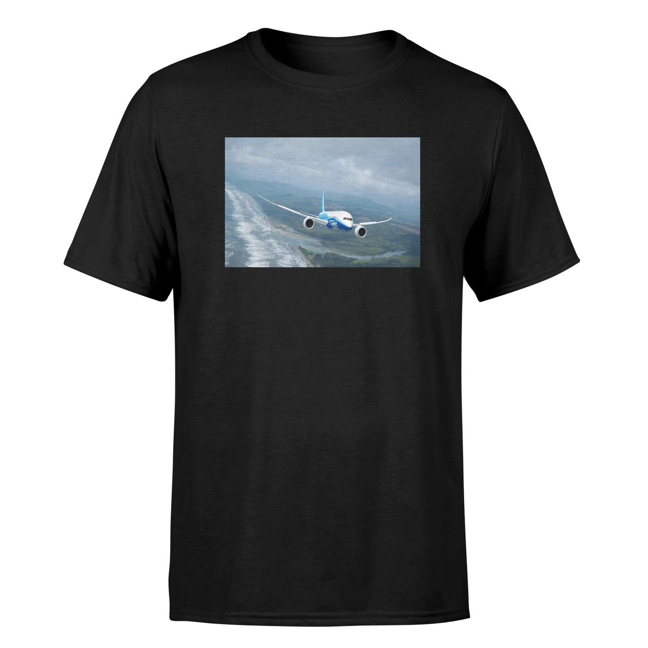 Cruising Boeing 787 Designed T-Shirts