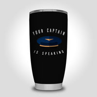 Thumbnail for Your Captain Is Speaking Designed Tumbler Travel Mugs