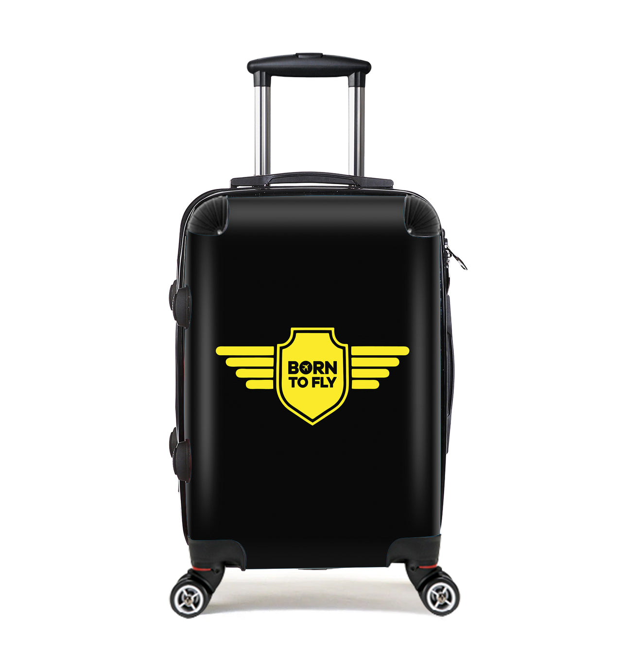 Born To Fly & Badge Designed Cabin Size Luggages