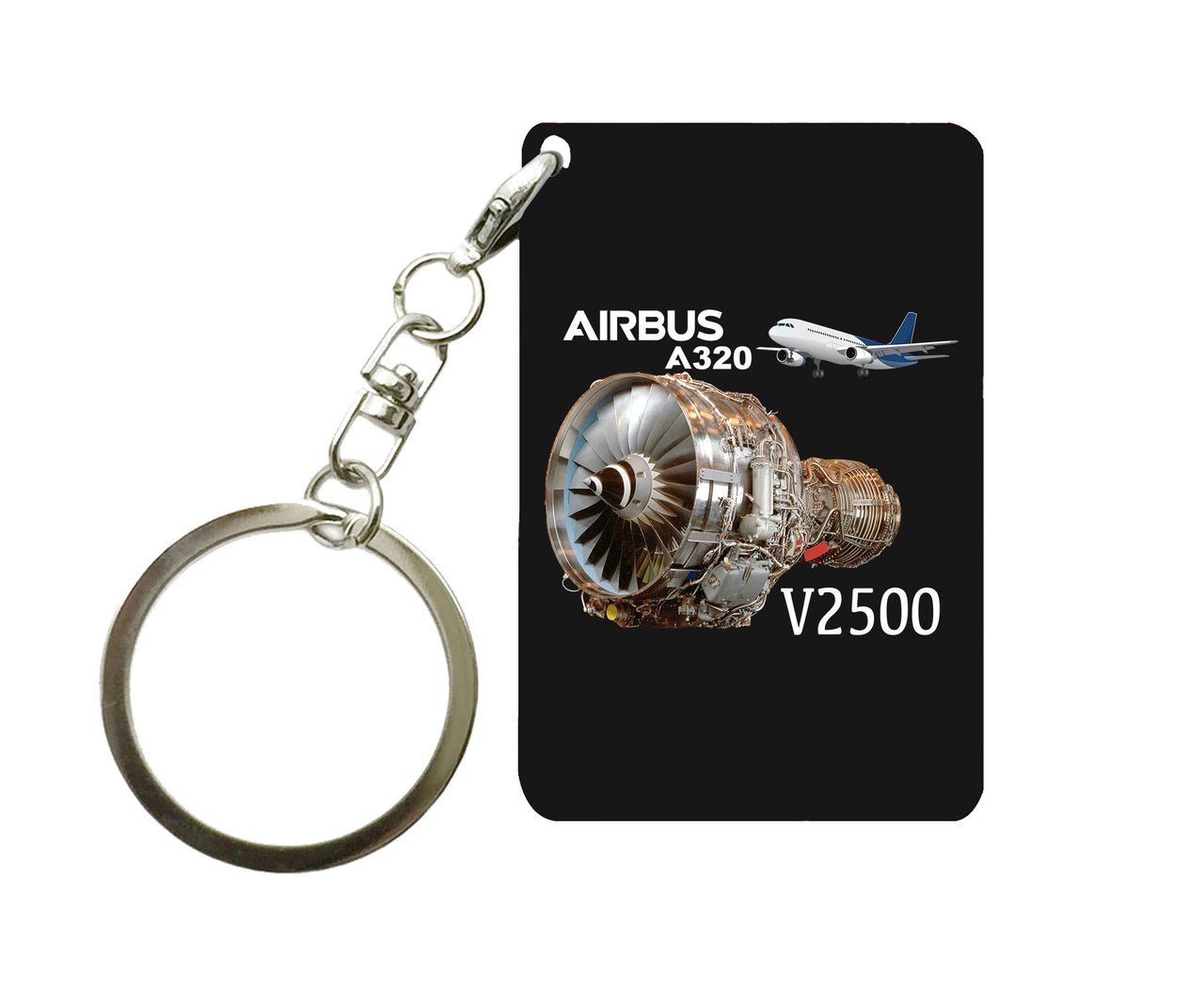 Airbus A320 & V2500 Engine Designed Key Chains