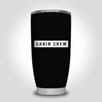 Thumbnail for Cabin Crew Text Designed Tumbler Travel Mugs