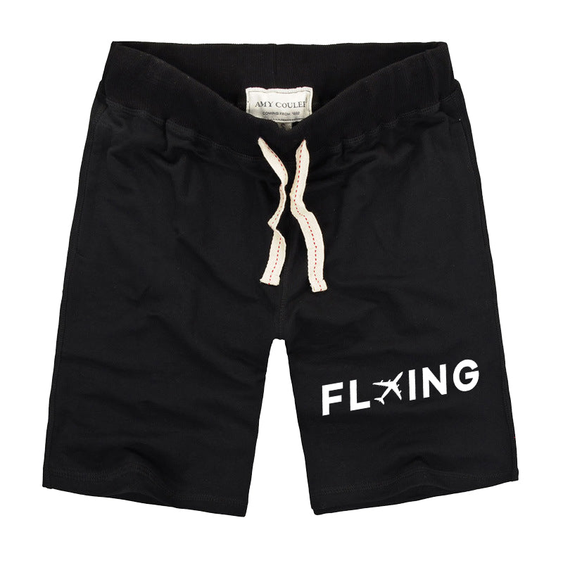 Flying Designed Cotton Shorts