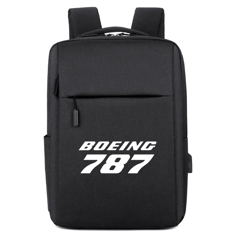 Boeing 787 & Text Designed Super Travel Bags