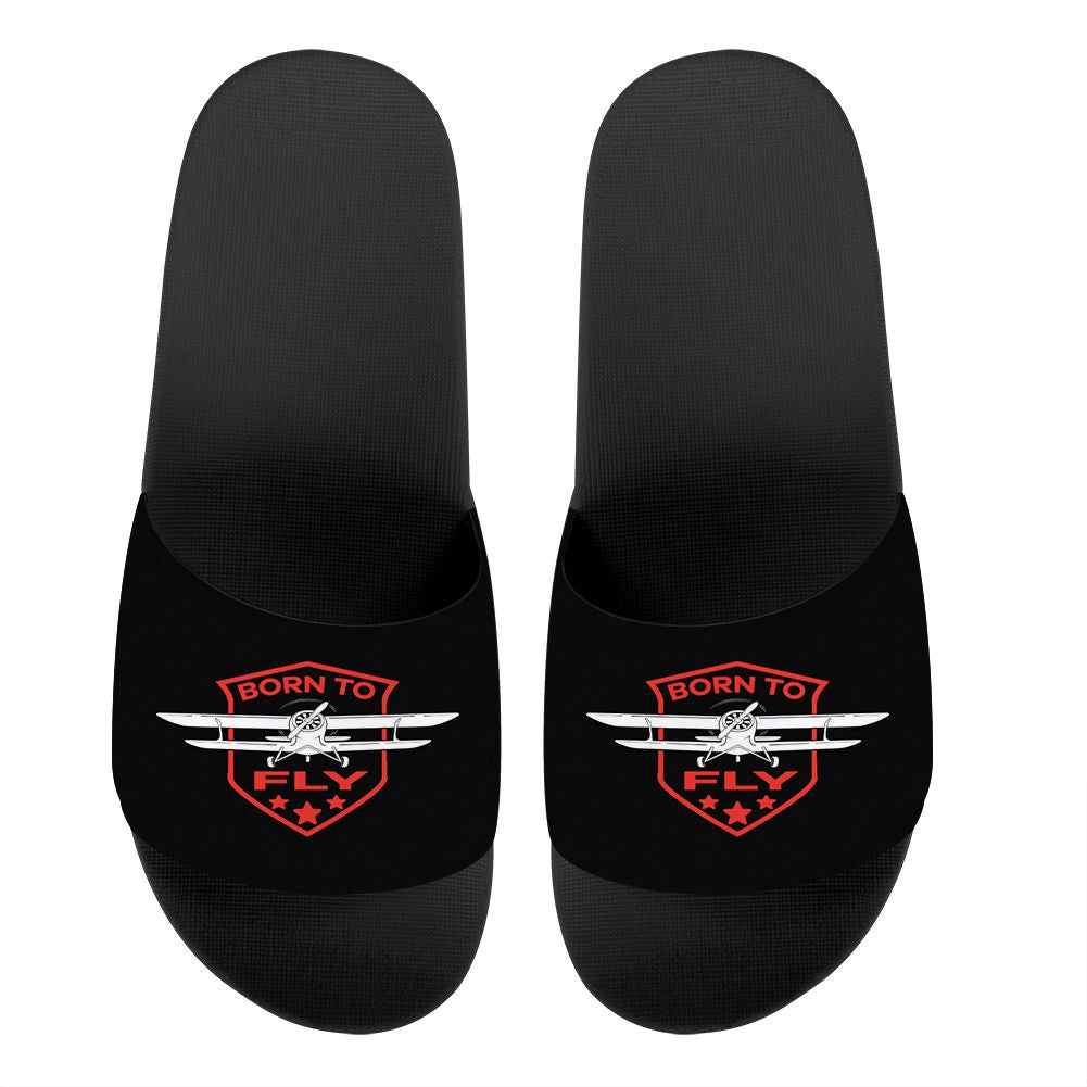 Super Born To Fly Designed Sport Slippers