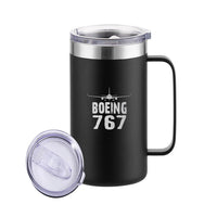Thumbnail for Boeing 767 & Plane Designed Stainless Steel Beer Mugs