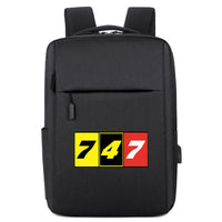 Thumbnail for Flat Colourful 747 Designed Super Travel Bags