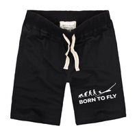 Thumbnail for Born To Fly Glider Designed Cotton Shorts