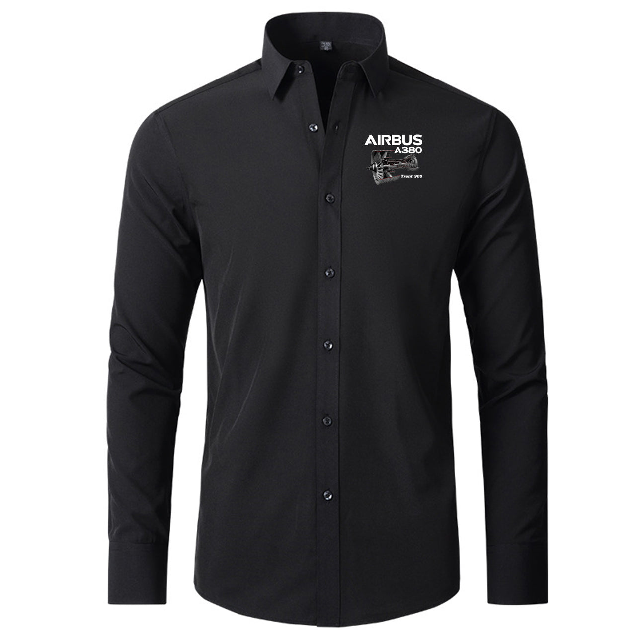 Airbus A380 & Trent 900 Engine Designed Long Sleeve Shirts