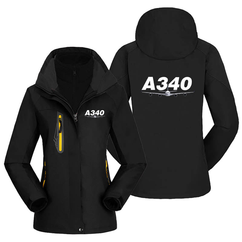 Super Airbus A340 Designed Thick "WOMEN" Skiing Jackets