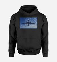 Thumbnail for Airplane From Below Designed Hoodies