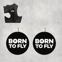 Thumbnail for Born To Fly Special Designed Wooden Drop Earrings