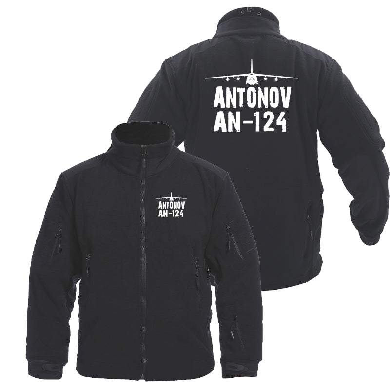 Antonov AN-124 & Plane Designed Fleece Military Jackets (Customizable)