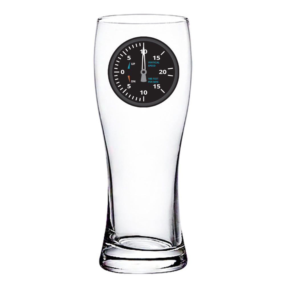 Vertical Speed Designed Pilsner Beer Glasses