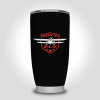 Thumbnail for Super Born To Fly Designed Tumbler Travel Mugs