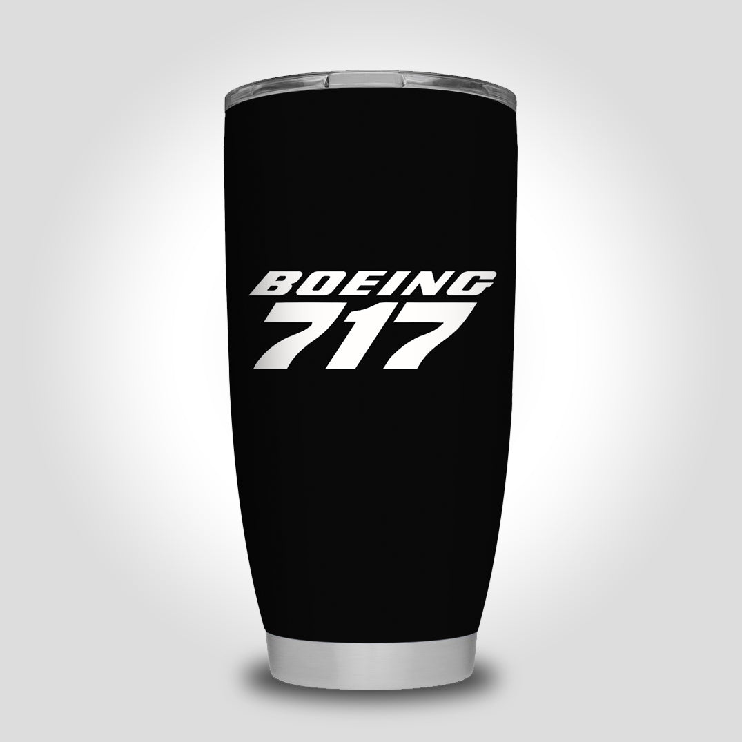 Boeing 717 & Text Designed Tumbler Travel Mugs