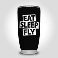 Thumbnail for Eat Sleep Fly Designed Tumbler Travel Mugs