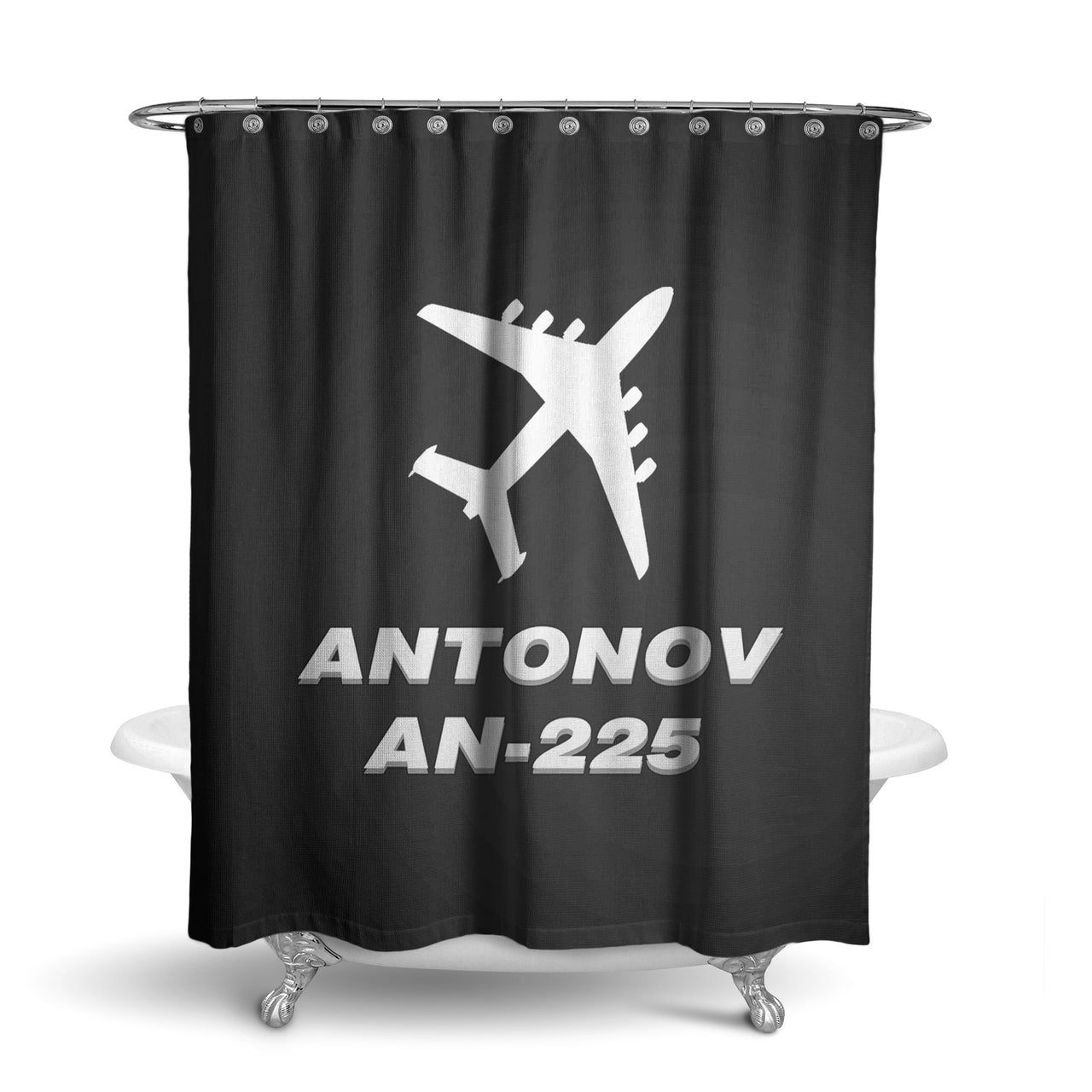 Antonov AN-225 (28) Designed Shower Curtains