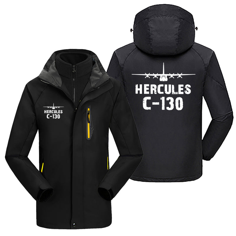 Hercules C-130 & Plane Designed Thick Skiing Jackets