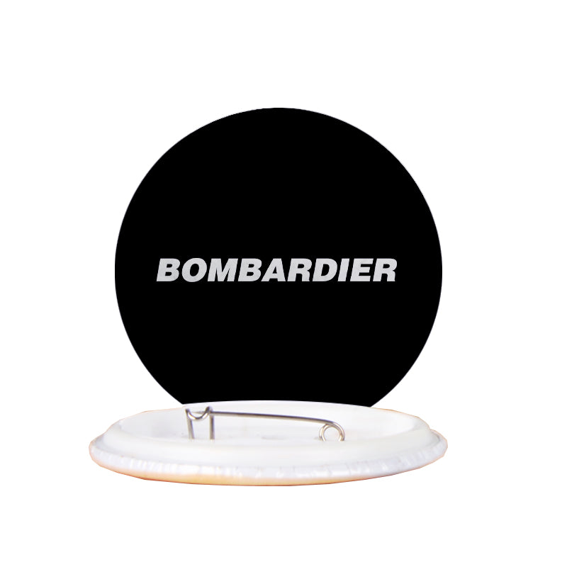 Bombardier & Text Designed Pins