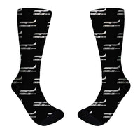 Thumbnail for The Embraer ERJ-190 Designed Socks
