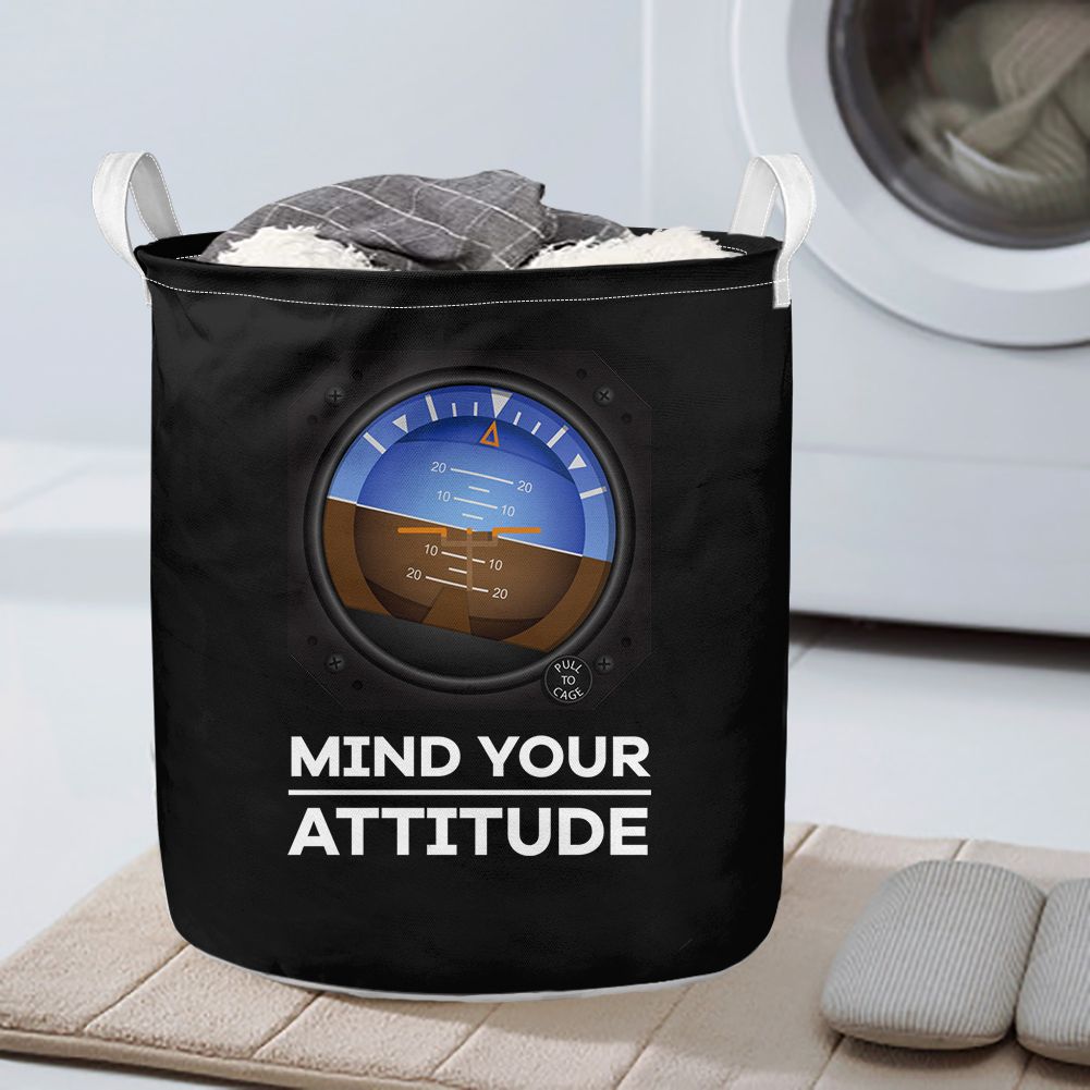 Mind Your Attitude Designed Laundry Baskets