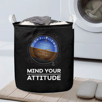 Thumbnail for Mind Your Attitude Designed Laundry Baskets