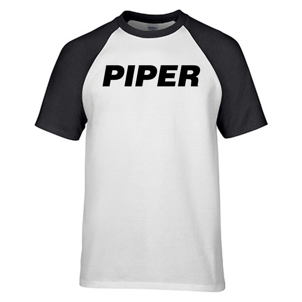Piper & Text Designed Raglan T-Shirts