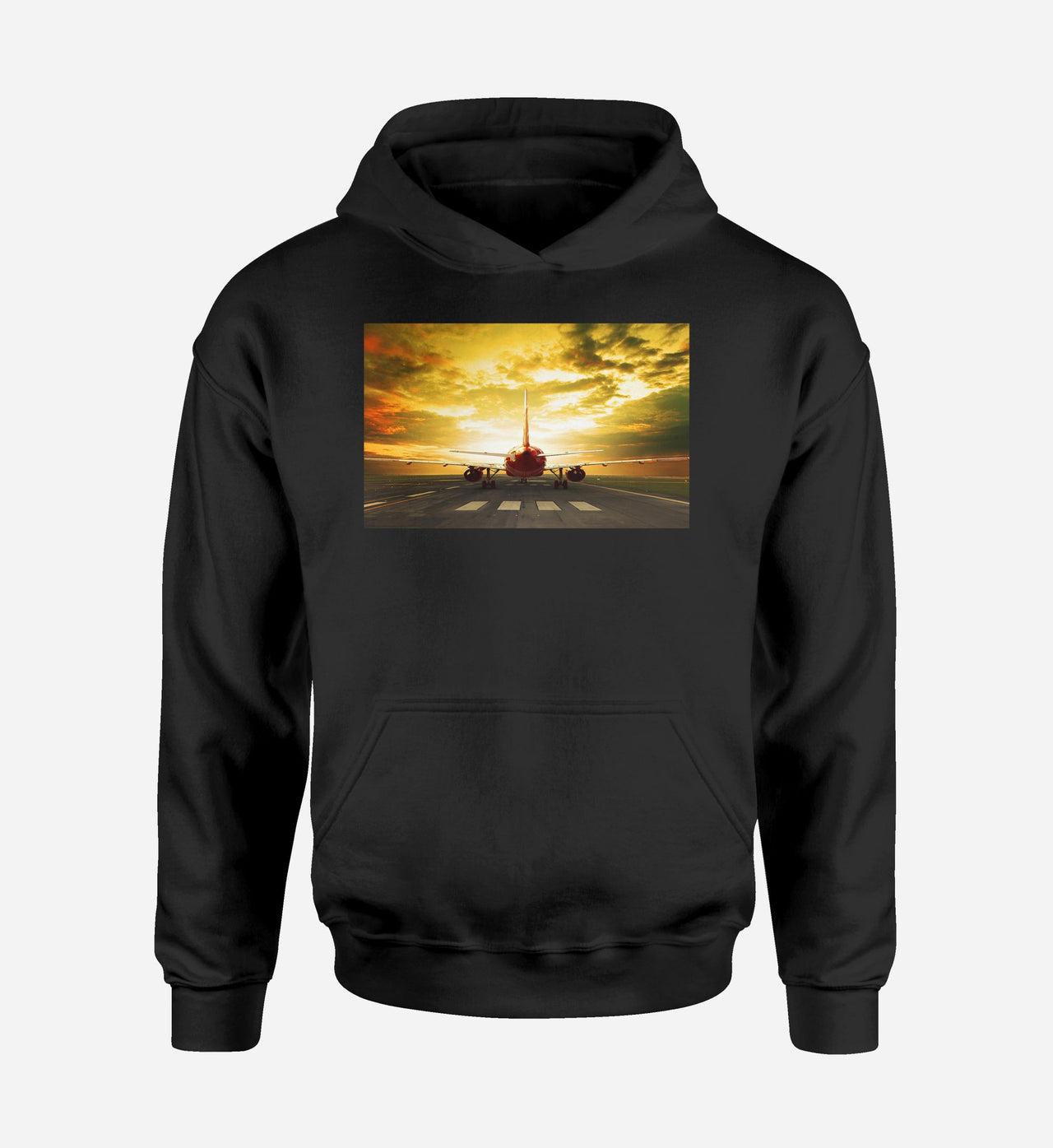 Ready for Departure Passanger Jet Designed Hoodies