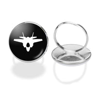 Thumbnail for Fighter Jet 35 Silhouette Designed Rings