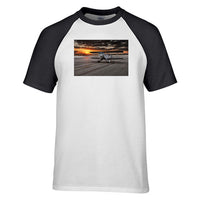 Thumbnail for Beautiful Show Airplane Designed Raglan T-Shirts