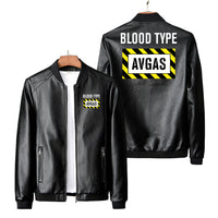 Thumbnail for Blood Type AVGAS Designed PU Leather Jackets