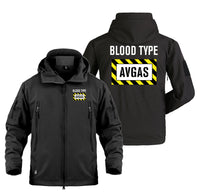 Thumbnail for Blood Type AVGAS Designed Military Jackets (Customizable)