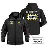 Thumbnail for Blood Type AVGAS Designed Military Jackets (Customizable)