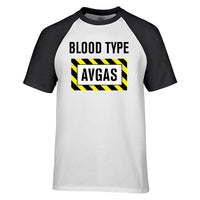 Thumbnail for Blood Type AVGAS Designed Raglan T-Shirts