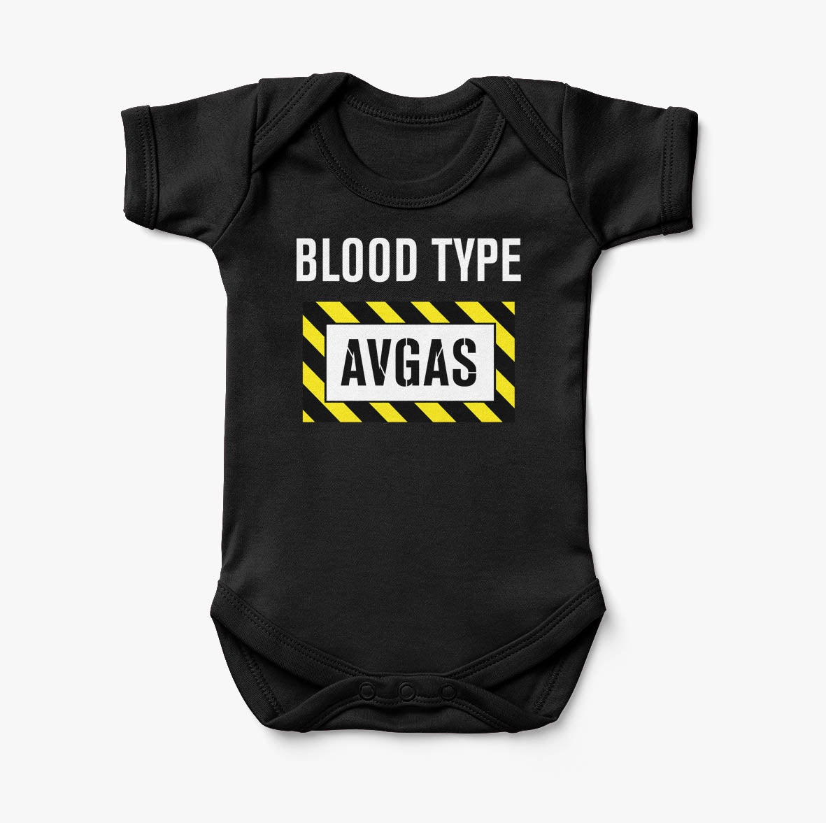 Blood Type AVGAS Designed Baby Bodysuits