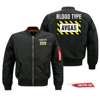Thumbnail for Blood Type AVGAS Designed Pilot Jackets (Customizable)