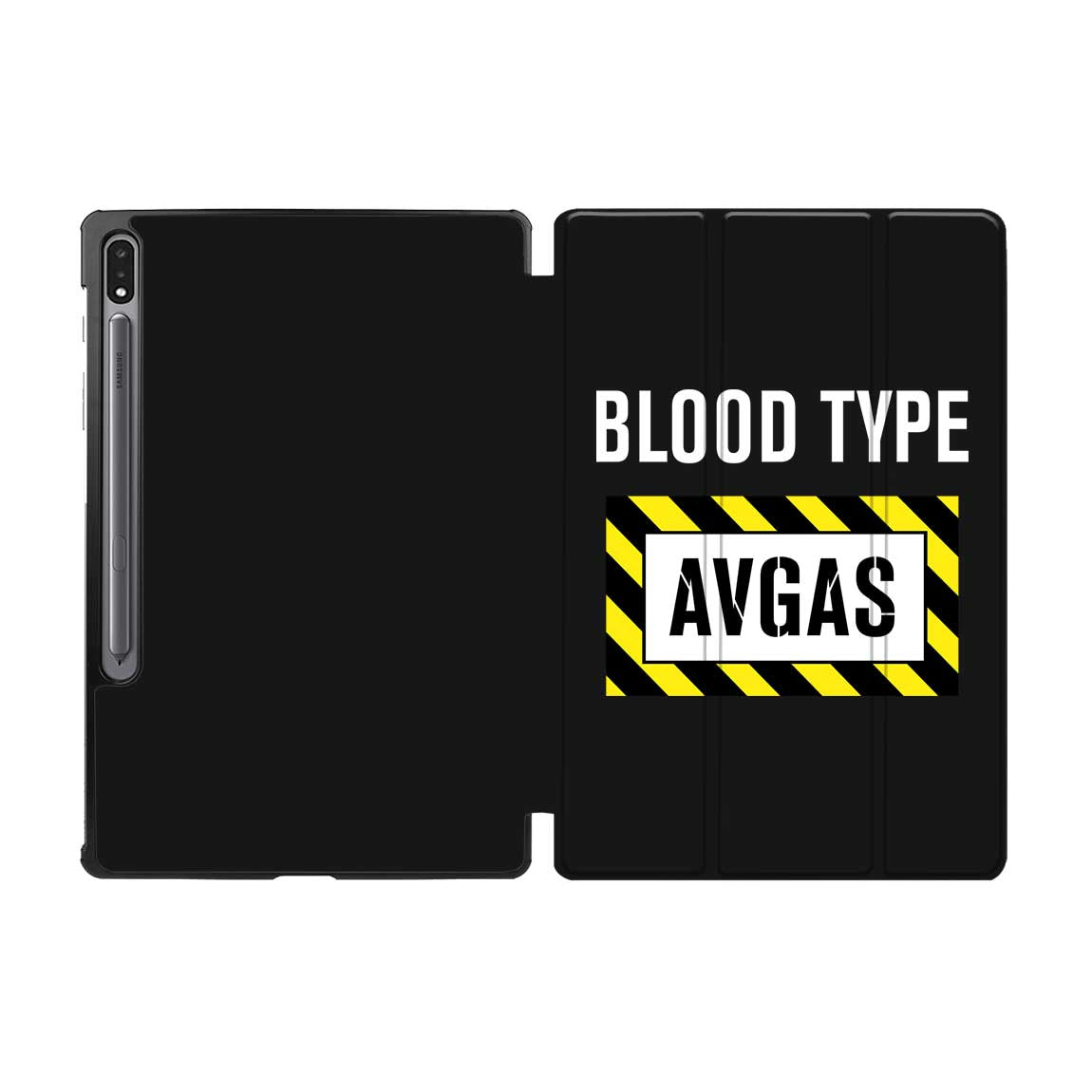 Blood Type AVGAS Designed Samsung Tablet Cases