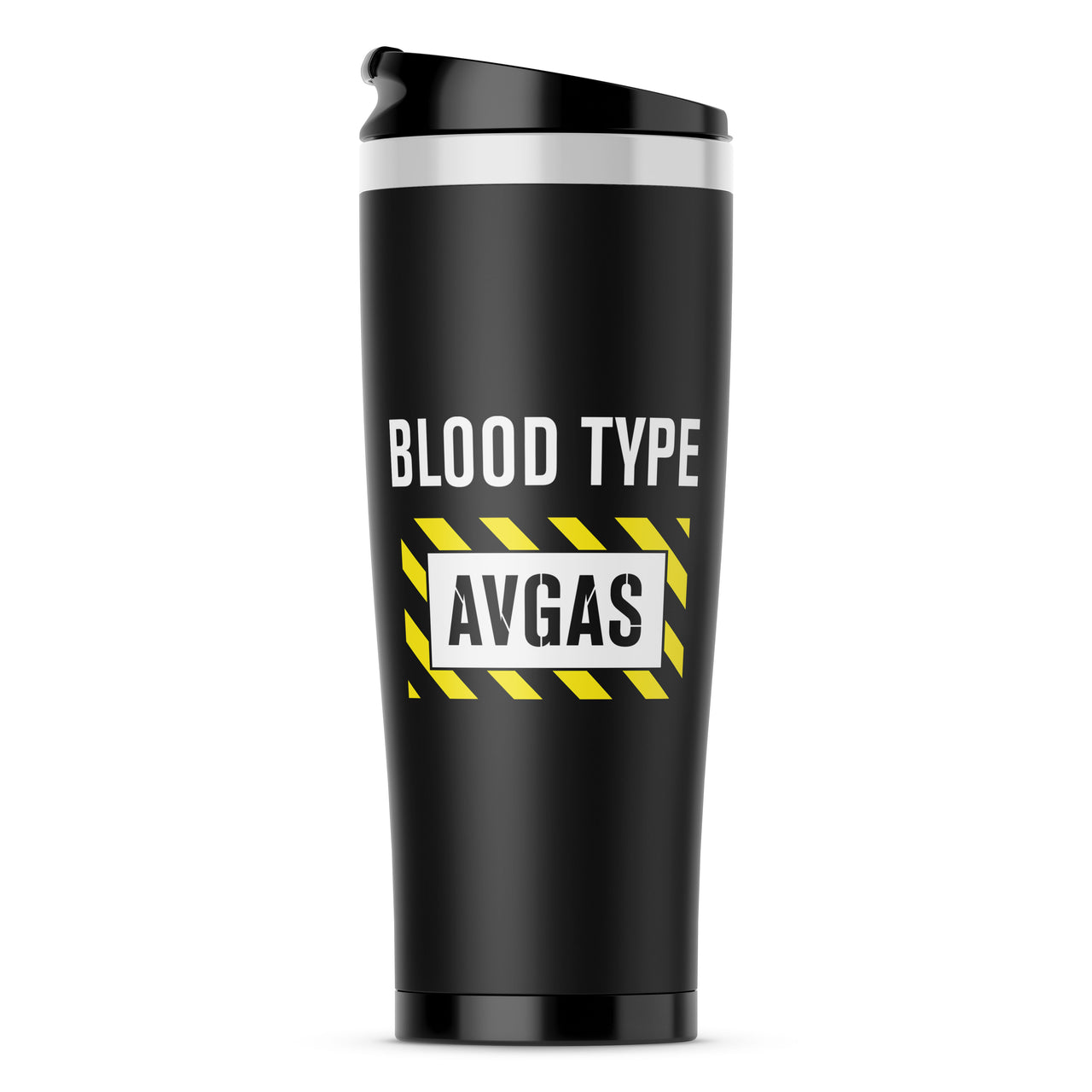 Blood Type AVGAS Designed Travel Mugs