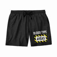 Thumbnail for Blood Type AVGAS Designed Swim Trunks & Shorts