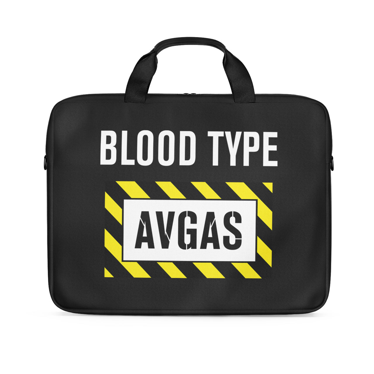 Blood Type AVGAS Designed Laptop & Tablet Bags