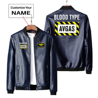 Thumbnail for Blood Type AVGAS Designed PU Leather Jackets