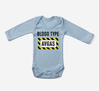 Thumbnail for Blood Type AVGAS Designed Baby Bodysuits
