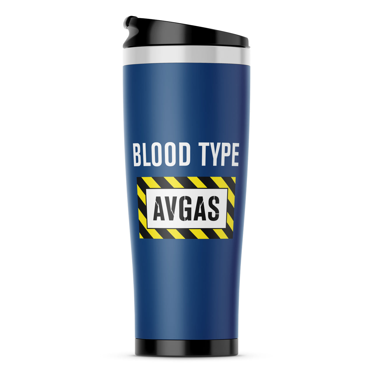 Blood Type AVGAS Designed Travel Mugs