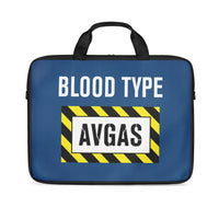 Thumbnail for Blood Type AVGAS Designed Laptop & Tablet Bags