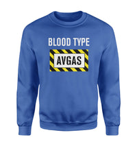 Thumbnail for Blood Type AVGAS Designed Sweatshirts