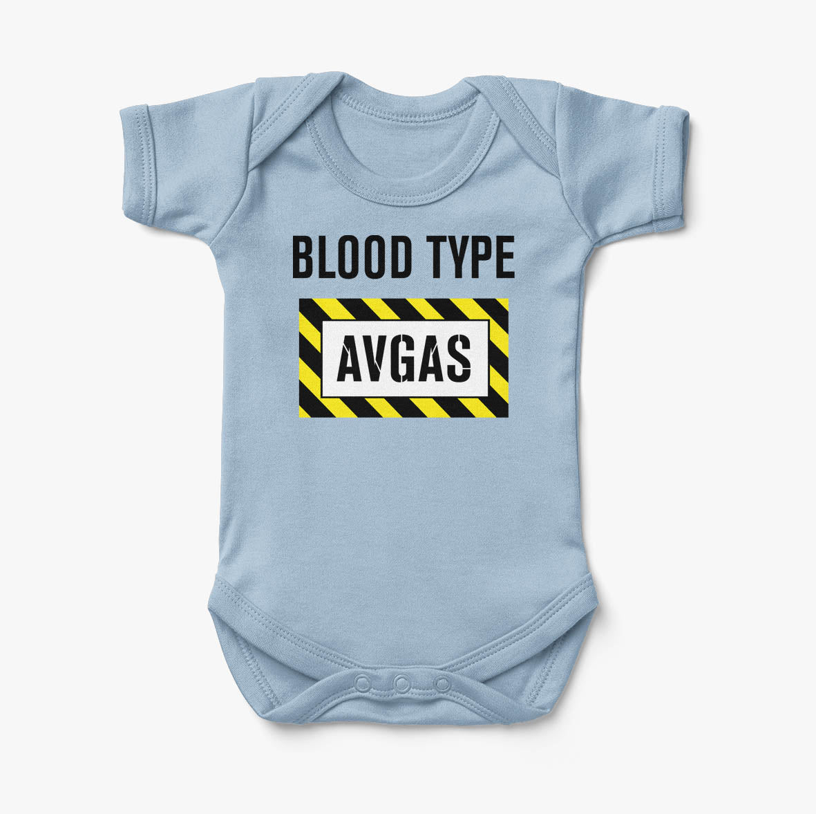 Blood Type AVGAS Designed Baby Bodysuits